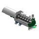 liquids separator / for solids / spiral / for the recycling industry