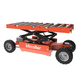 roller lifting table / double-scissor / electric / mobile