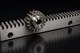 straight-toothed rack and pinion / steel / POM / aluminum