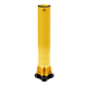 polymer fixed bollard / high-visibility / indoor
