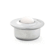 POM ball transfer unit / steel / plastic / flanged