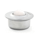 steel ball transfer unit / plastic / zinc-plated / POM