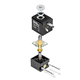 direct-operated solenoid valve / 2/2-way / normally open / normally closed