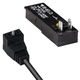 reed proximity switch / rectangular / polyamide / with LED light