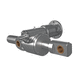 pivoting screw jack / trapezoidal screw / worm gear / bevel gear