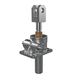 trapezoidal screw jack / worm gear / bevel gear / motorized