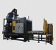 PLC-controlled sandblasting machine / pressure / suction / rotating table