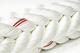 synthetic fiber rope / static / polyester / polypropylene