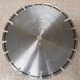 diamond-coated cutting disc / for concrete / dry cutting / segmented