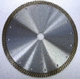 concrete cutting disc / for granite / diamond-coated / for construction