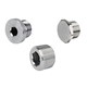 hexagonal plug / with hexagonal head / square-head / threaded
