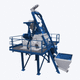 stationary concrete batching plant / automatic / horizontal