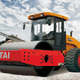 single-cylinder road roller / articulated