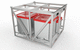 trolley transport rack / transport / for the food industry