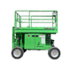 self-leveling scissor lift platform / wheeled / battery-powered / diesel engine