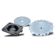 sealing diaphragm / diaphragm pump / metal / plastic