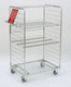 loading cart / steel / shelf / container