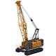 crawler crane / lattice / for heavy-duty applications / lifting