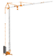telescopic jib crane / for construction equipment / lifting