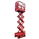 wheeled scissor lift / self-propelled / fully-electric / indoor/outdoor