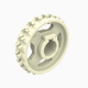 belt sprocket wheel / straight-toothed / POM / molded