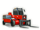 electric telehandler / industrial