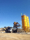mobile concrete batching plant / horizontal