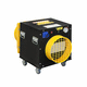 pressure filtration unit / dust / mobile / HEPA