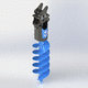 hydraulic auger / for excavators / helical