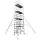 facade scaffolding tower / modular / aluminium