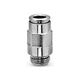 nickel-plated brass fitting / hydraulic / socket / threaded