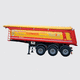 dump trailer / for bulk materials / 2-axle / 3-axle