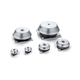 rectangular anti-vibration mount / metal / rubber
