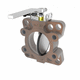 butterfly valve / manual / flange / pump