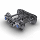 freight bogie / standard gauge / AAR / 2-axle