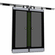 tempered glass train door / sound insulation / thermal insulation
