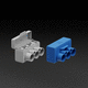 electrical power supply connector / copper / aluminum / polyamide