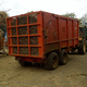 dump trailer / for bulk materials / 2-axle / with hydraulic braking