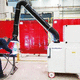 mobile fume extractor / welding / activated carbon filter / cartridge