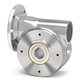 worm gearbox / right angle / hollow-shaft / 1 - 2 kNm
