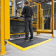 PVC floor tile / recycled plastic / anti-slip / oil-resistant