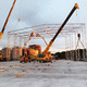 modular warehouse / disassemblable / transportable / prefab