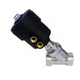 2-way solenoid valve / NC / for hot water / for steam