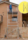 mobile scaffolding tower / facade / aluminium