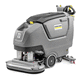 walk-behind scrubber-dryer / electric / battery-powered / industrial