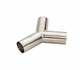 pneumatic fitting / weld-on / Y / stainless steel