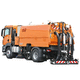 truck-mounted suction sweeper / gasoline