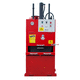 vertical baler / front-loading / for waste / for bulk materials