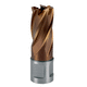 coated core drill / high-speed steel / Weldon
