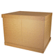 cardboard pallet box / storage / industrial / stacking
